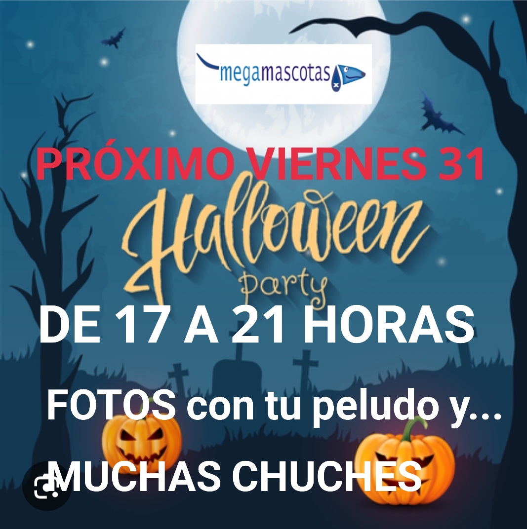 🎃 Halloween Megamascotas 2025 – ¡Ven con tu peludo a celebrar con nosotros!